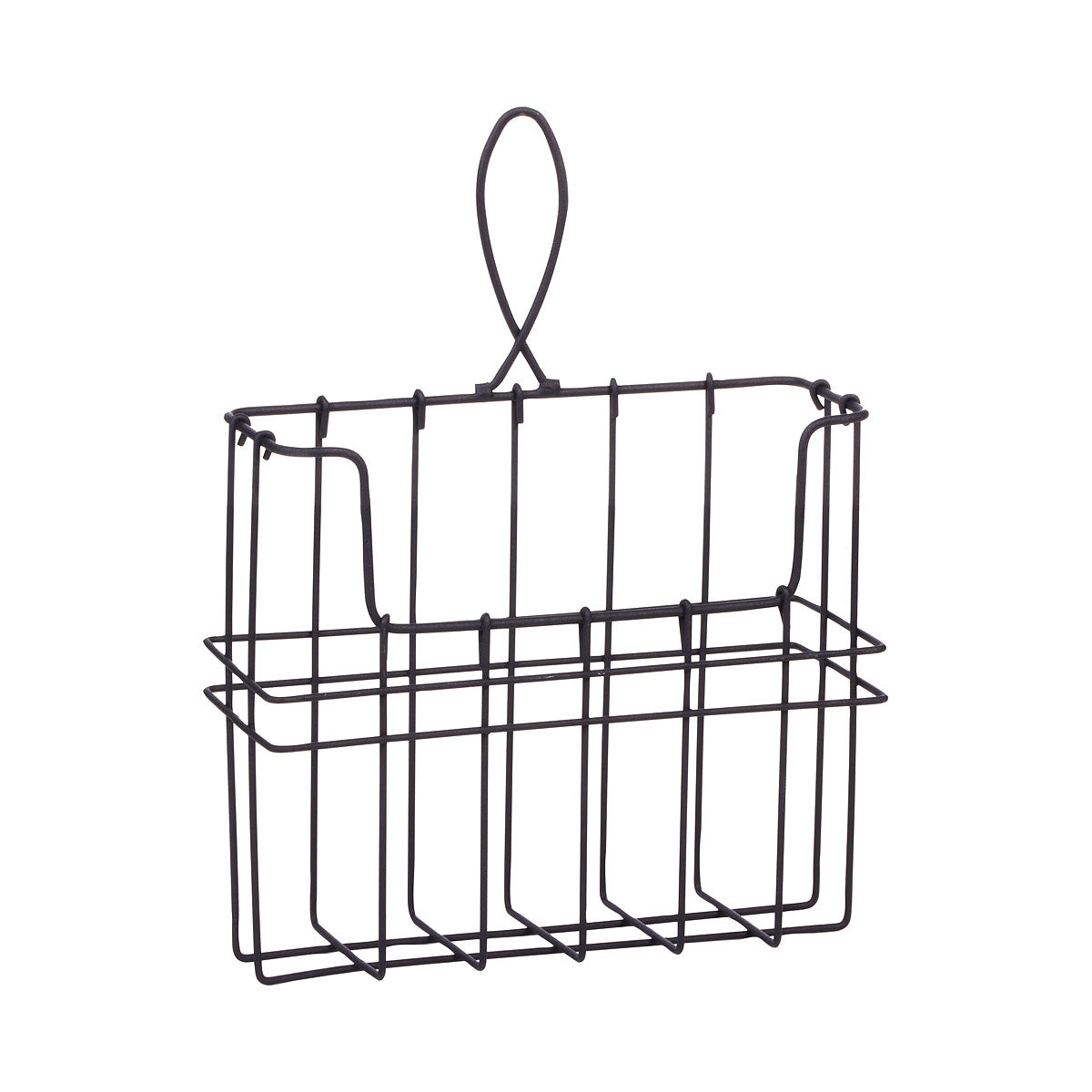 Farmhouse Wire Hanging Basket Medium