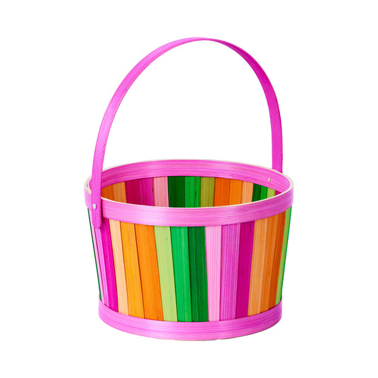 Easter Basket Rainbow Vertical Stripe Medium