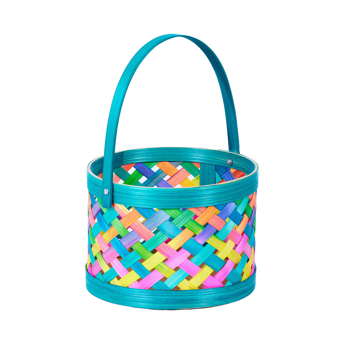 Easter Round Drum Basket Small