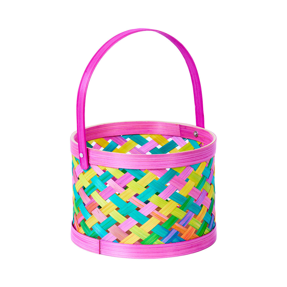 Easter Round Drum Basket Small