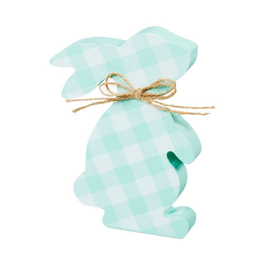 Easter Gingham Bunny Figure