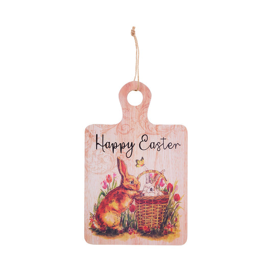 Easter Wooden Paddle Board Hanging Plaque