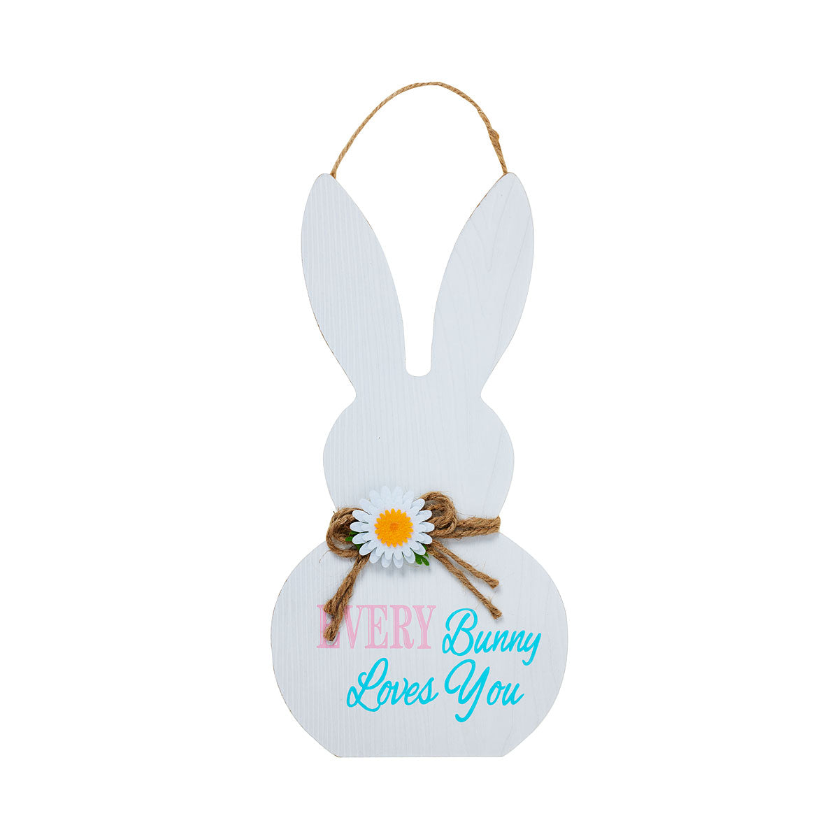 Easter Hanging Plaque Bunnies With Words Assorted