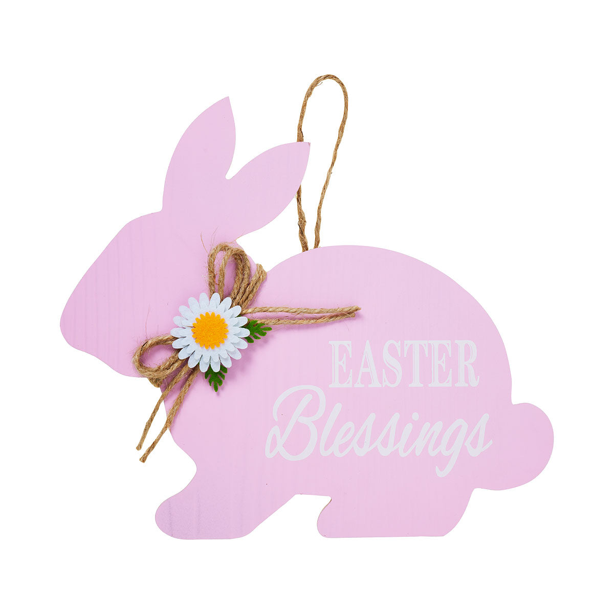 Easter Hanging Plaque Bunnies With Words Assorted