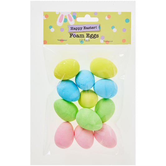 Easter Foam Egg 12pk