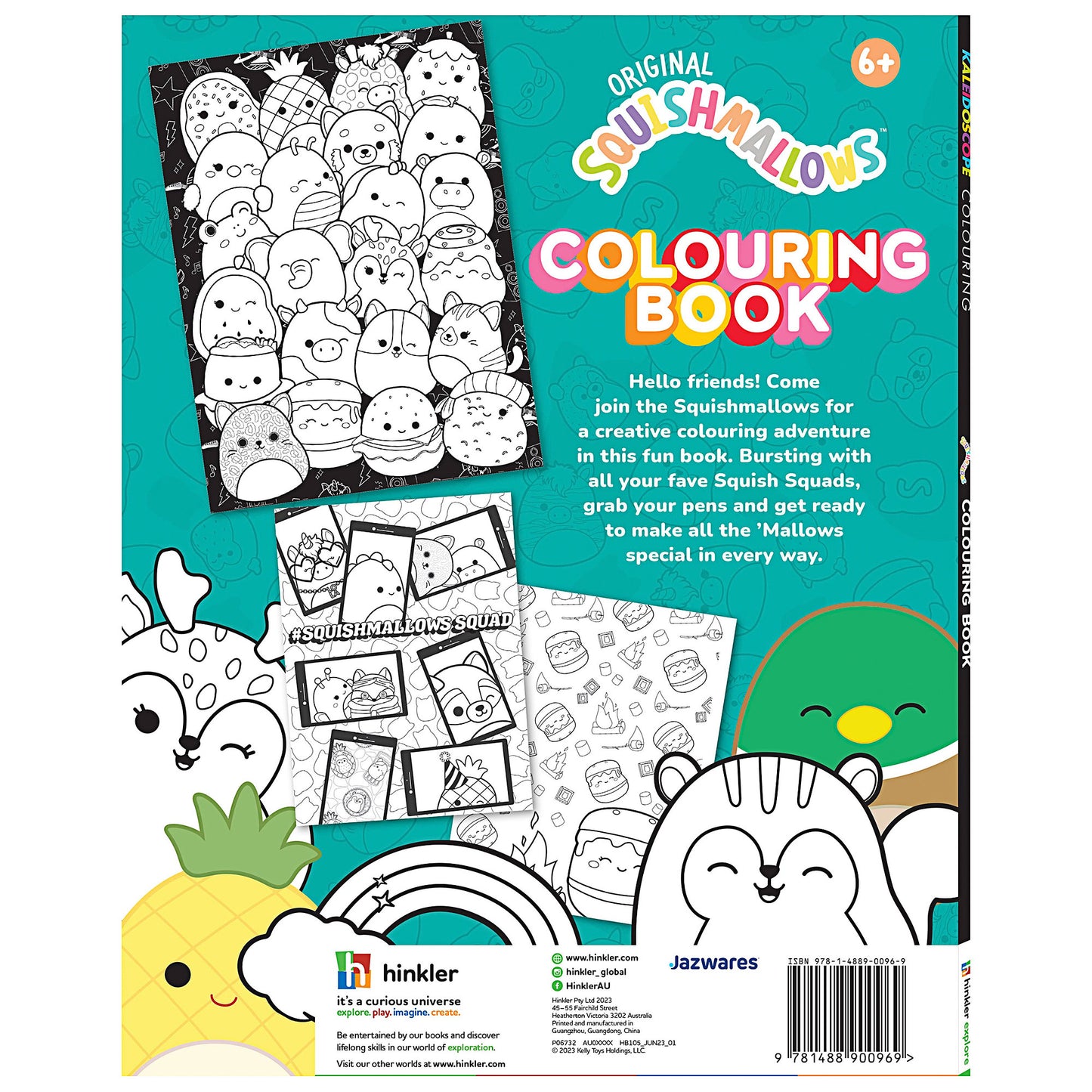 Squishmallows Colouring Book Assorted