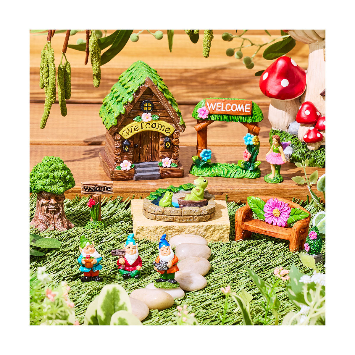 Miniature Fairy Farm Garden Figurine