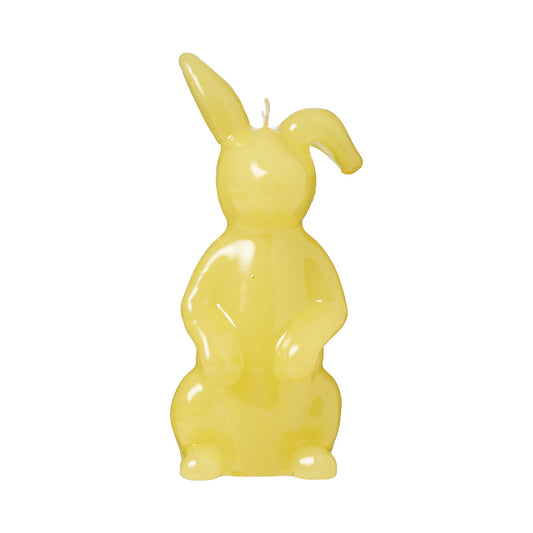 Easter Bunny Pillar Candle Gloss Yellow/Coral/Aqua