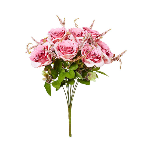 Rose Mixed Large Bunch Pink/Cream