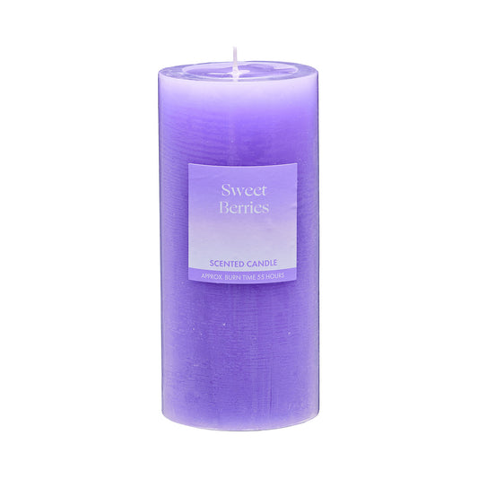 Scented Pillar Candle Sweet Berries 15cm