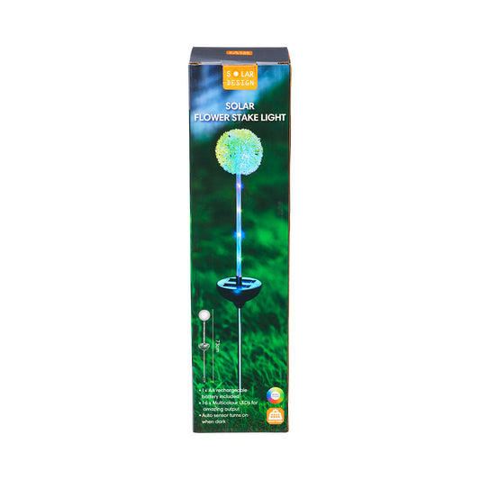 Solar Flower Light Stake Assorted