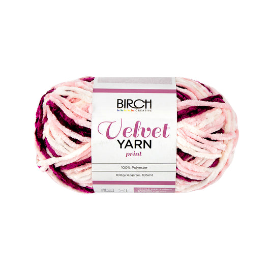 Birch Yarn Velvet Wine Mix 100g