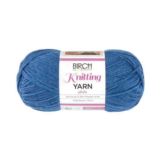 Birch Yarn Plain Denim 100g