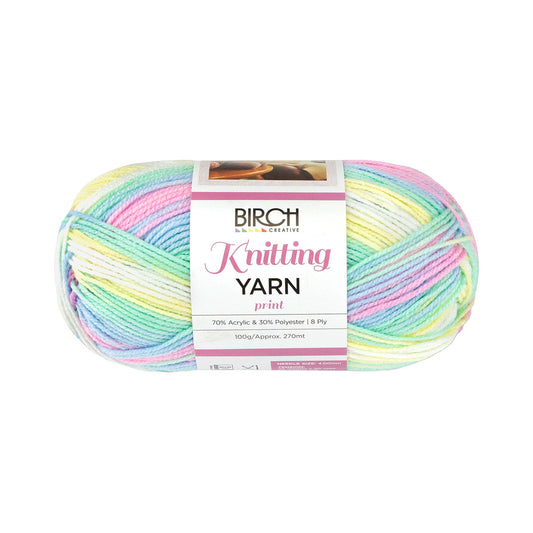 Birch Yarn Print Pastel Dream 100g