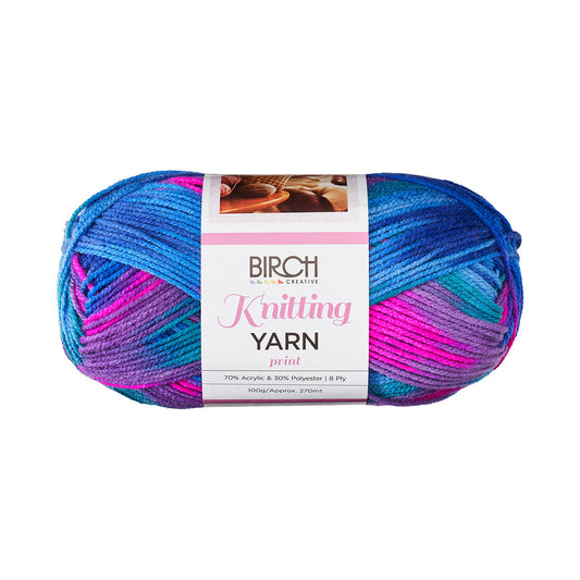 Birch Yarn Print Violet Dream 100g