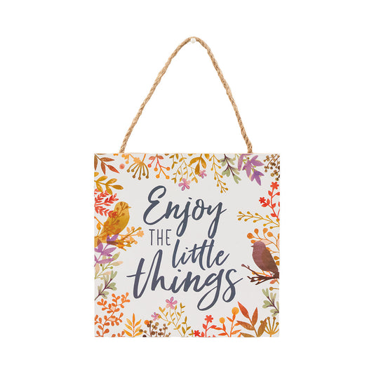 Happily Ever/Enjoy Hanging Plaque