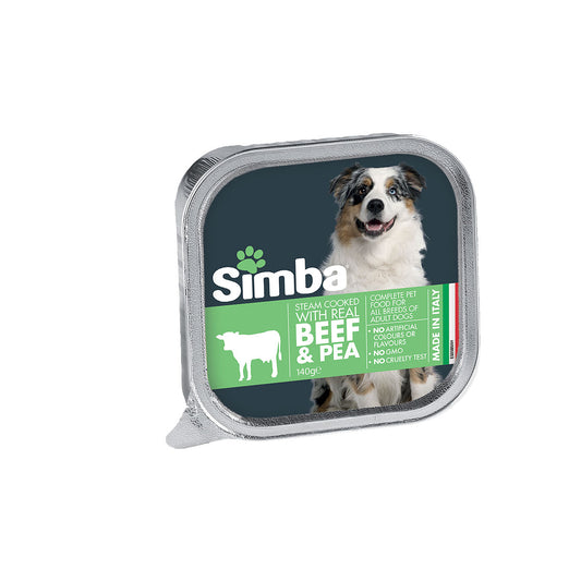 Simba Dog Food Beef & Pea 140g