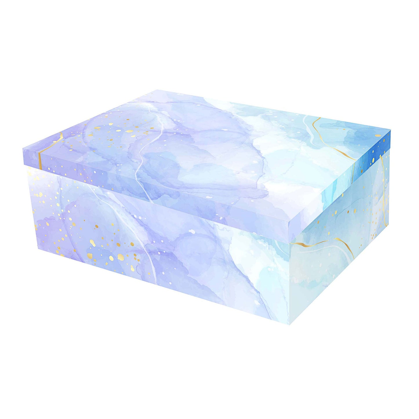 Gift Box Lilac Holographic Marble 21x15x8.6cm