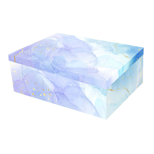 Gift Box Lilac Holographic Marble 37x28x14cm