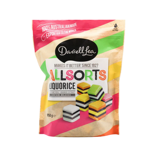 Darrell Lea Liquorice Allsorts 950g