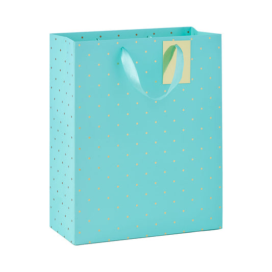 Gift Bag Foil Dot Pastel Medium