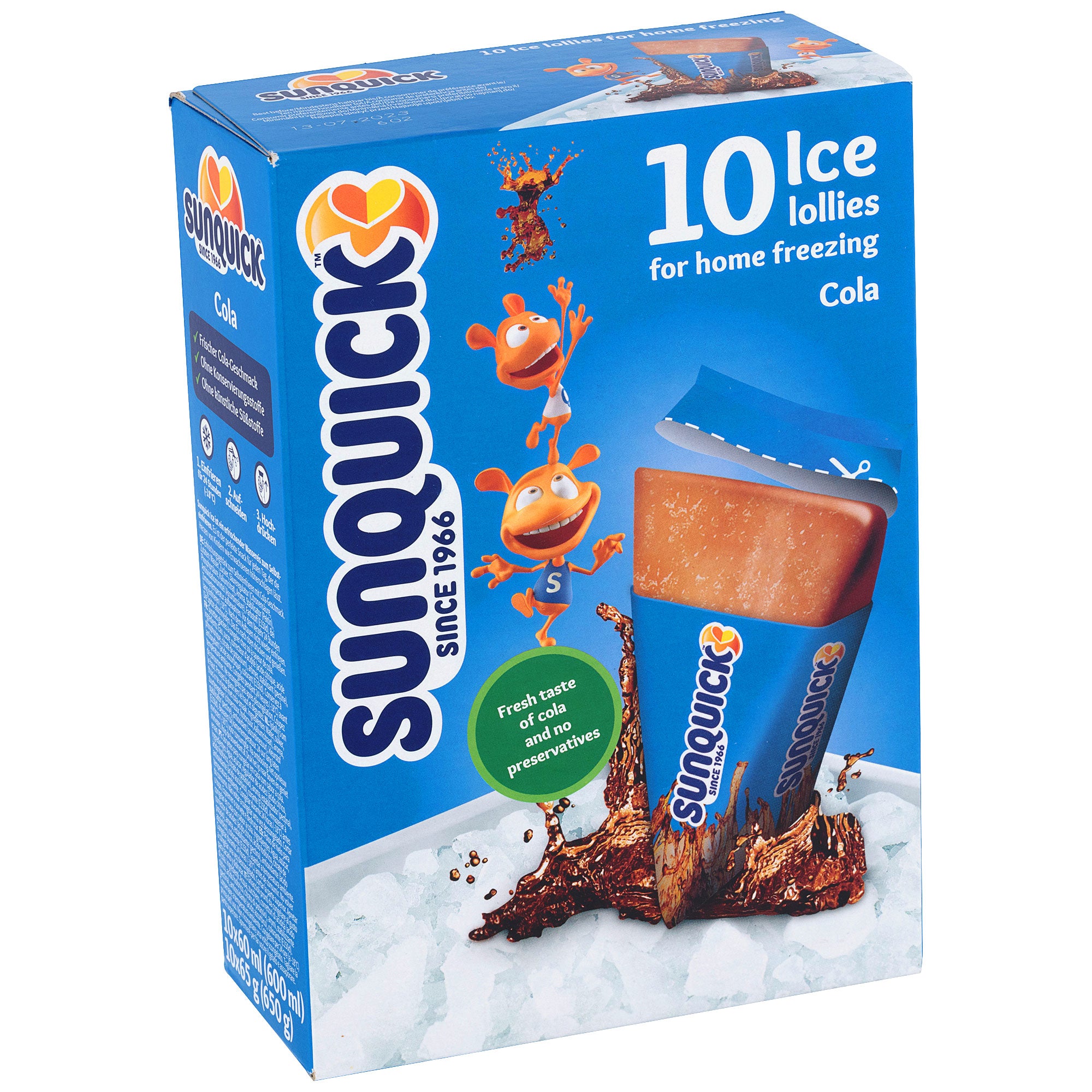 Sunquick Ice Lollies Cola 10pk 60mL – The Reject Shop