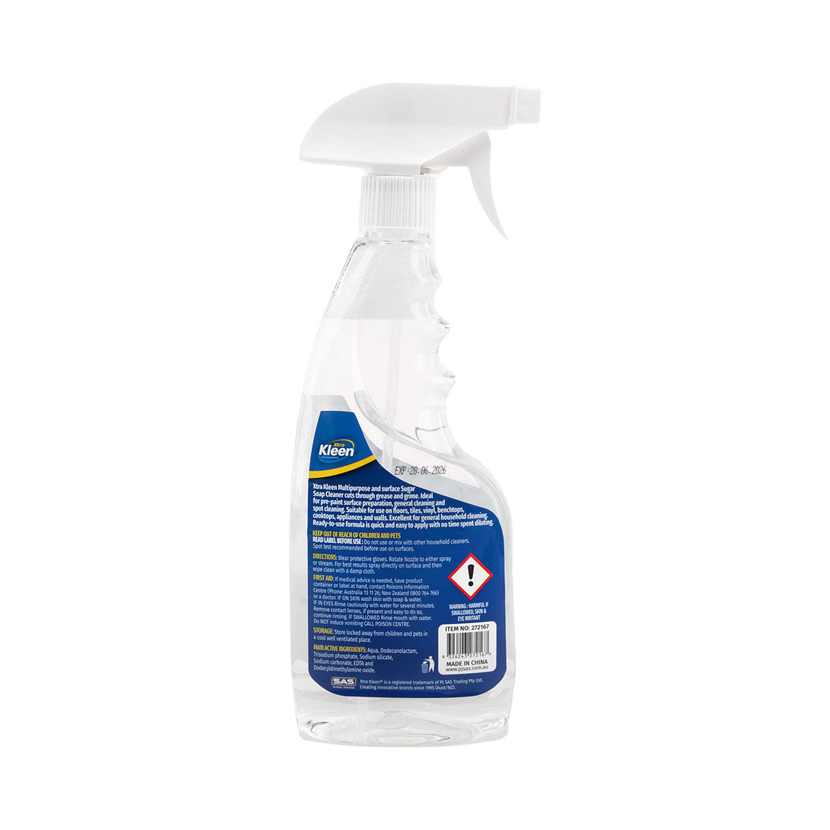 Xtra Kleen Sugar Soap Spray 500mL