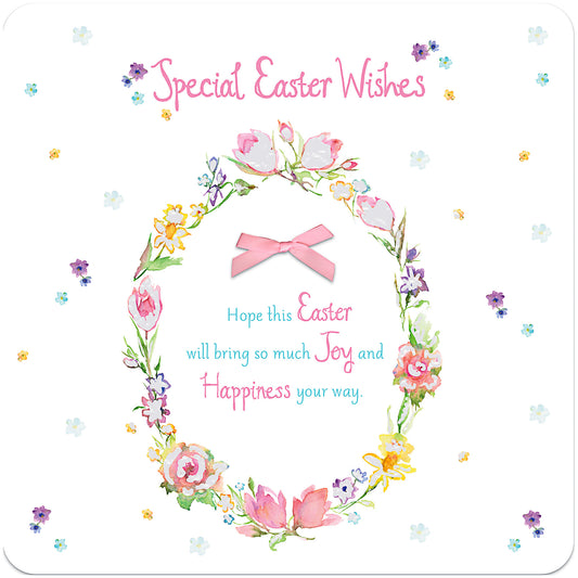 Easter Card Ditsy Wreath