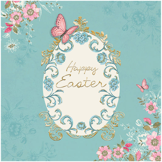 Easter Card Botanical Sparkle