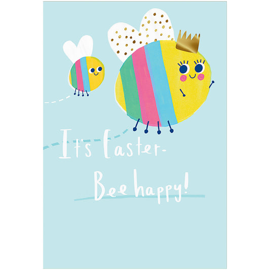 Easter Card Bee Happy