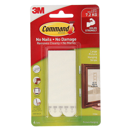 Command Picture Hanging Strips Large 4pk