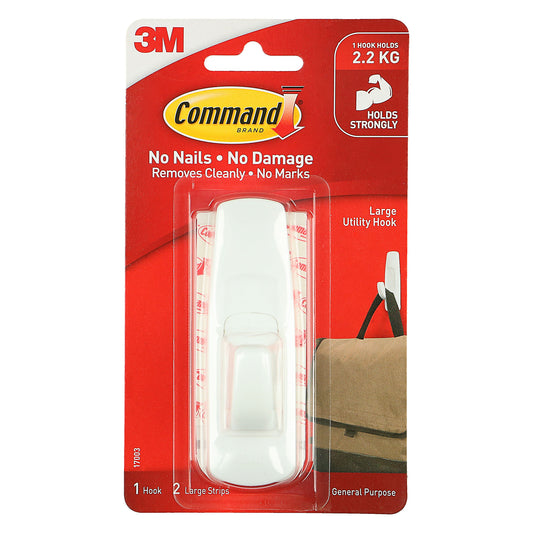 Command Utility Hook Large 1pk