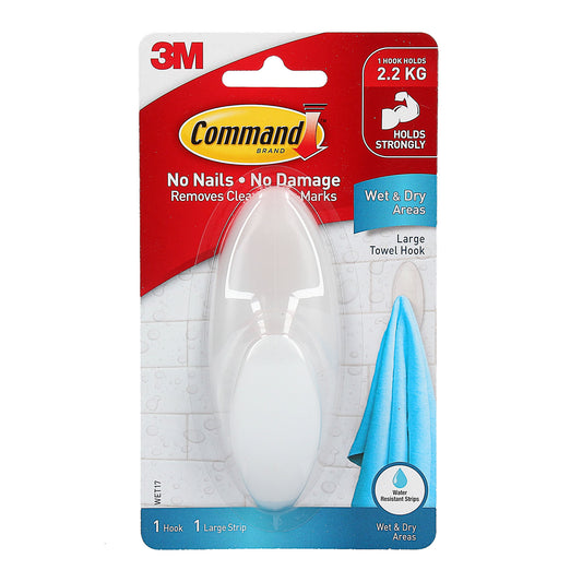 Command Wet & Dry Designer Hook 1pk