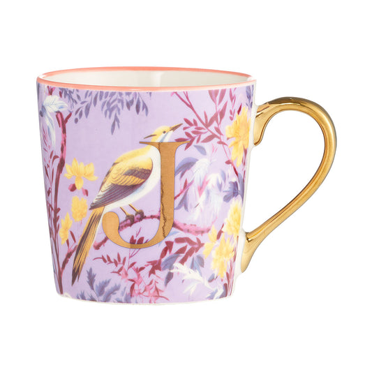 Silk Road Monogram Mug M,J,A