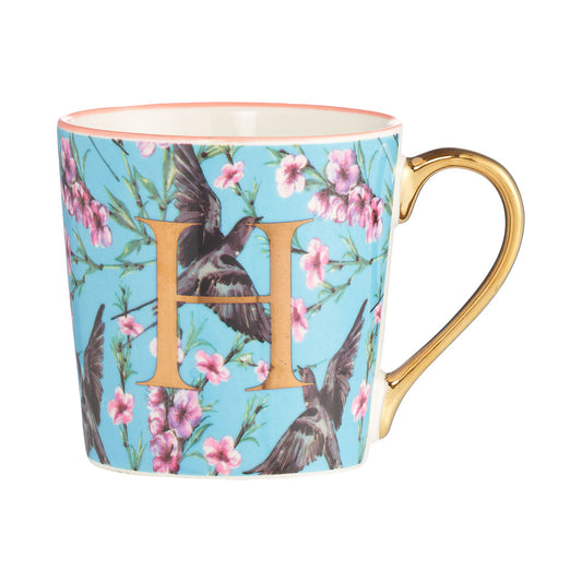 Silk Road Monogram Mug K,H,N