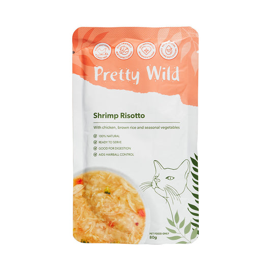 Pretty Wild Cat Food Shrimp Risotto 80g