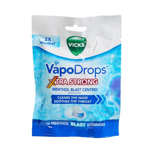 Vicks Vapo Drops Xtra Strong Menthol 16pk