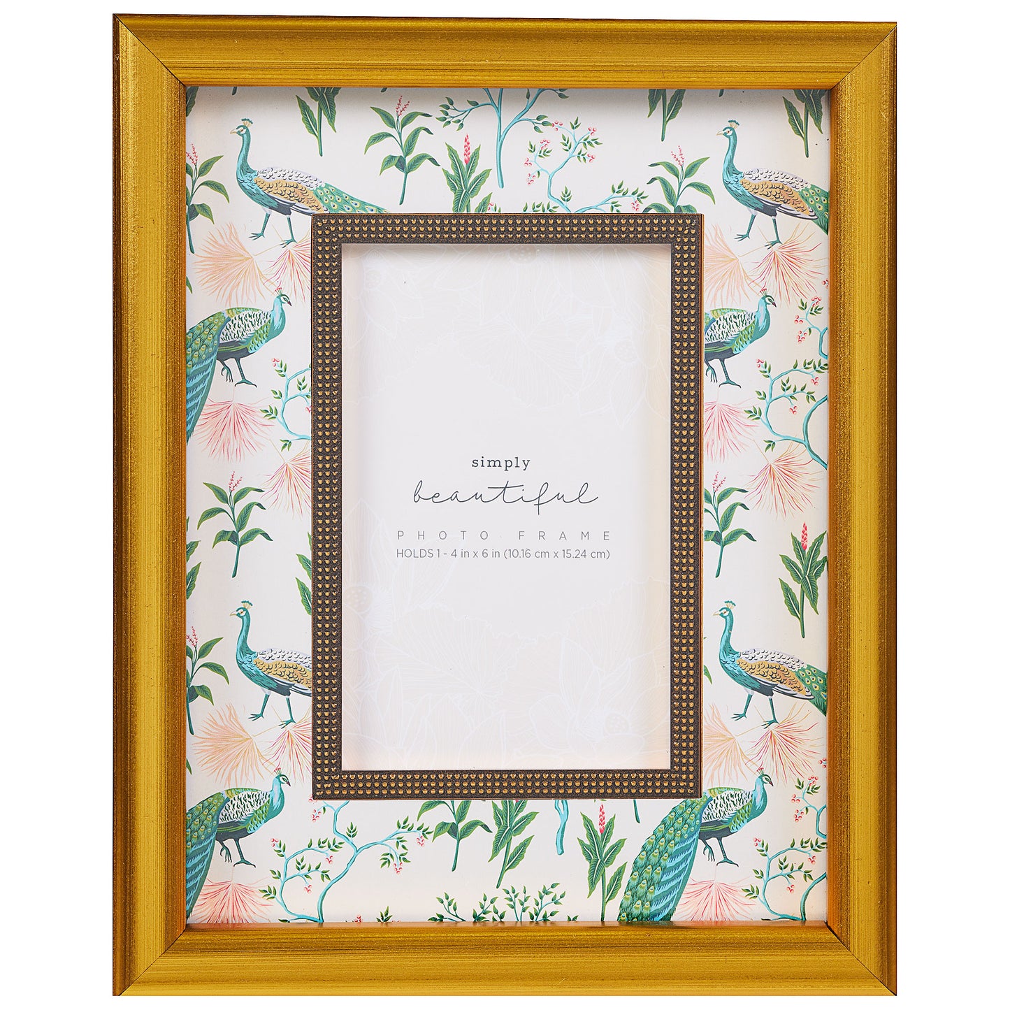 Le Jardin Glass Frame Gold Print