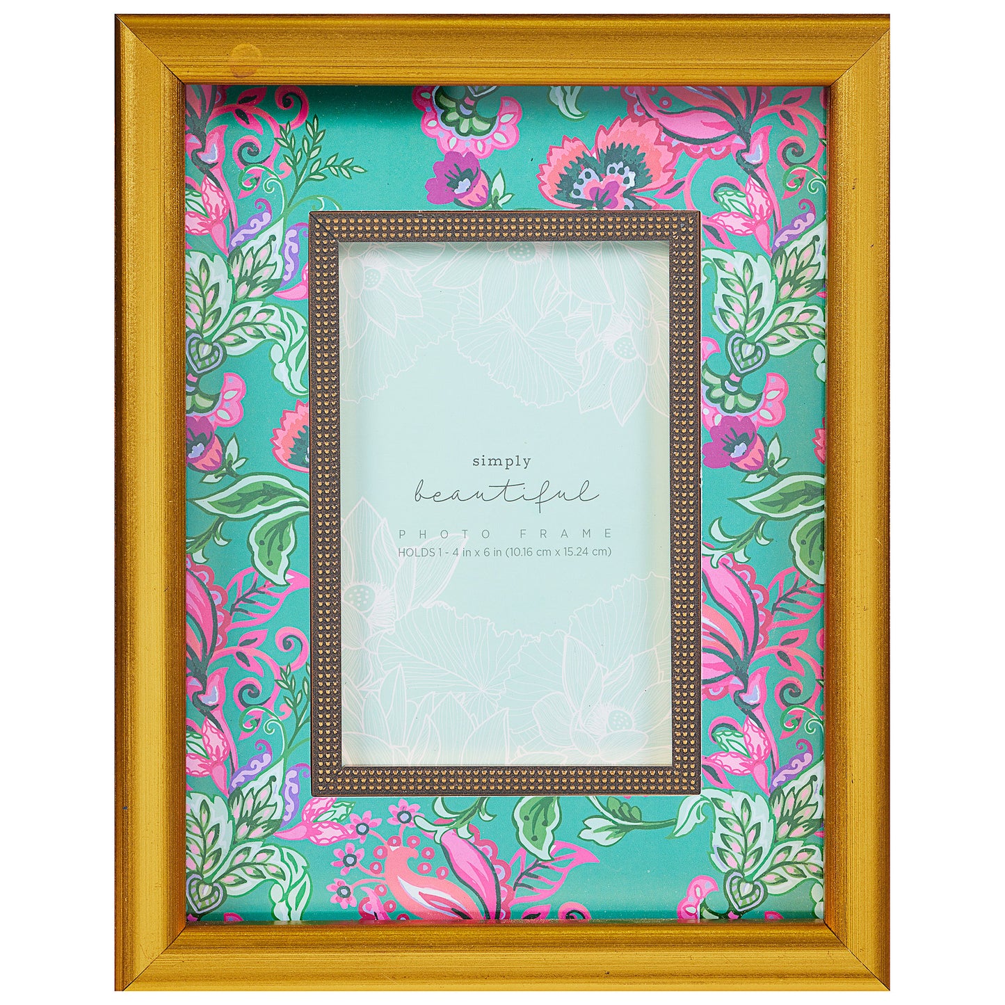 Le Jardin Glass Frame Gold Print