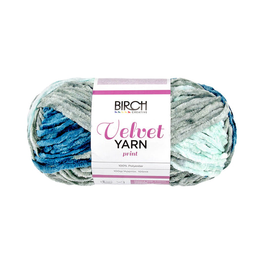 Birch Yarn Velvet Teal Green 100g