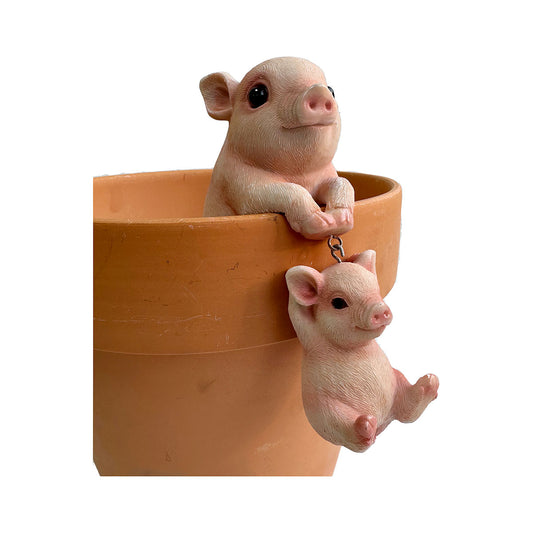 Decorative Double Hanger Pigs