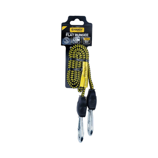 Handy Auto Flat Bungee Cord with Carabiner 125cm