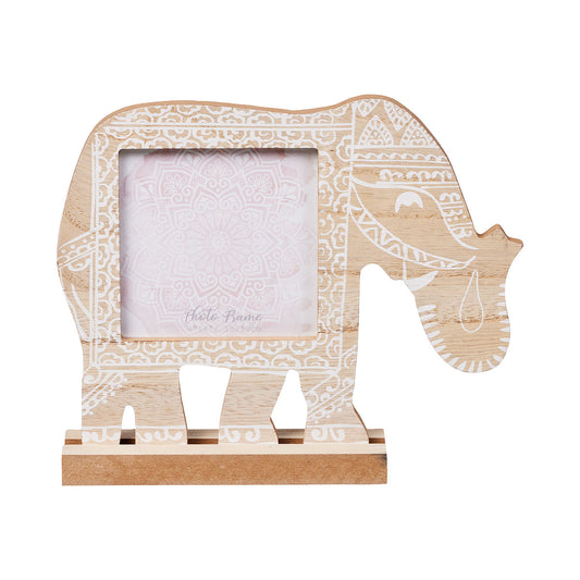 Tabletop Elephant Photo Frame 4x4"