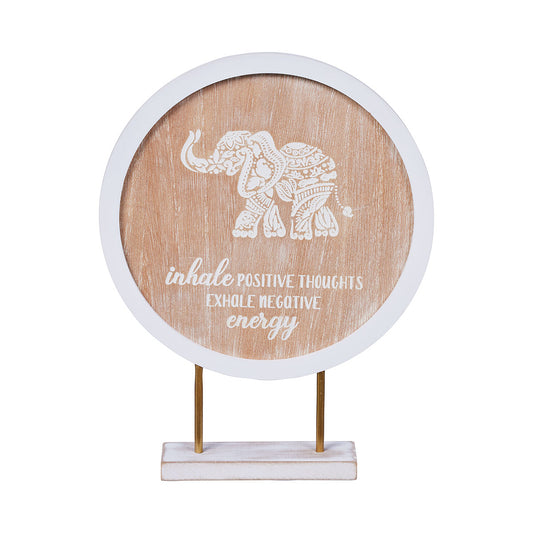 Tabletop Elephant On Stand