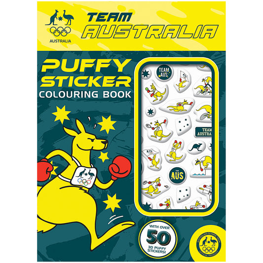 Australian Olympic Book Puffy Sticker