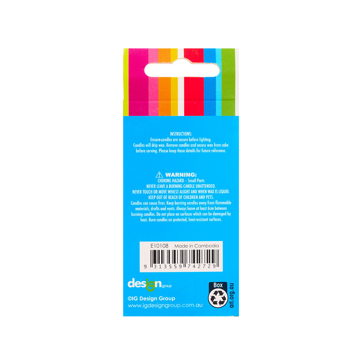 Artwrap Number 3 Candle Gold