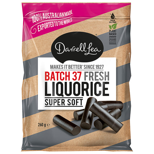 Darrell Lea Batch 37 Liquorice 260g