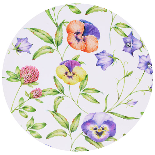 Secret Garden Round Corkback Placemat 30cm