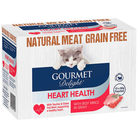 Gourmet Delight Heart Health Beef Mince in Gravy 10x80g