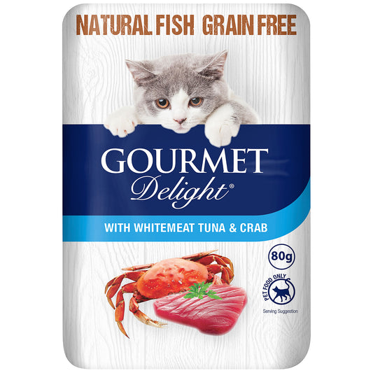 Gourmet Delight Tuna & Crab 80g